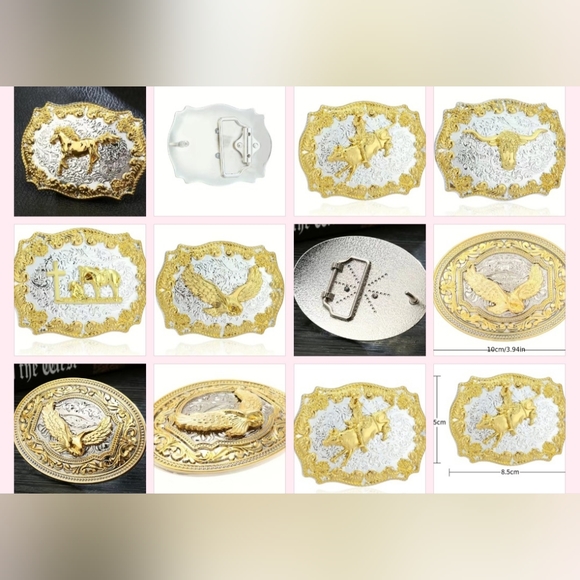 COPY - Horse Bull Or Eagle Belt Buckles. See All Pics! Message me Choose 1. - Picture 4 of 16